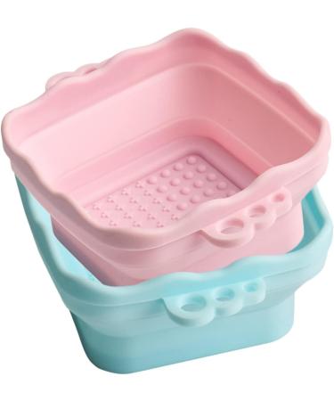 Beavorty 8 Pcs Cleanser of Makeup Brush Portable Brush Silicone Brush Cleaner Makeup Silicone Makeup Brush Makeup Brush Scrubber Ladies Suits Miss Silica Gel Cleaning Supplies Foldable - Buy Online on SooperMarket.com