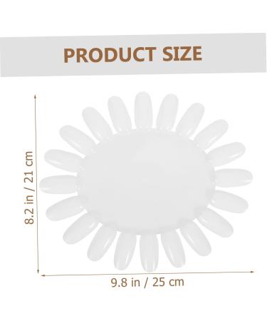 minkissy 1 Nail Gel Polish Nail Polish Display Wheel Nail Art Display Wheel Nail Gel Color Card Nail Art Display Board Nail Polish Rack Nail Art Tips Ribbon Sun Flower Manicure - Buy Online on SooperMarket.com
