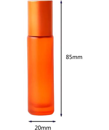 Buy Tianzd 12 Pack 10ml Matte Orange Glass Roller Bottles - Perfect for Essential Oils | Free International Shipping - Buy Online on SooperMarket.com