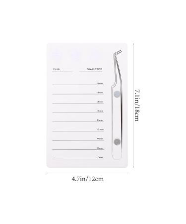 Buy Magnetic Eyelash Board - Acrylic Display Tray for Eyelash Extensions & Grafting Supplies | Premium Eyelash Accessories - International Shipping Available - Buy Online on SooperMarket.com