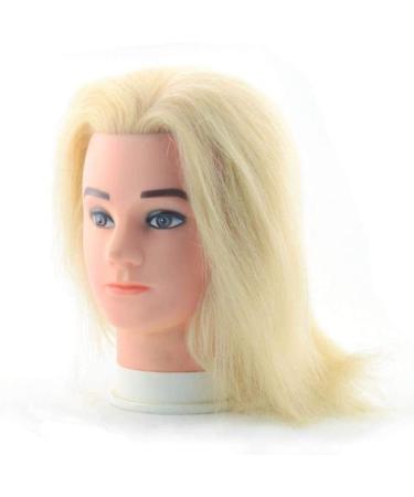 Tailor puppet female adjustable hairdressing shop men makeup dummy head training ladder cut hair practice model head colored head shape his tailor bust stand