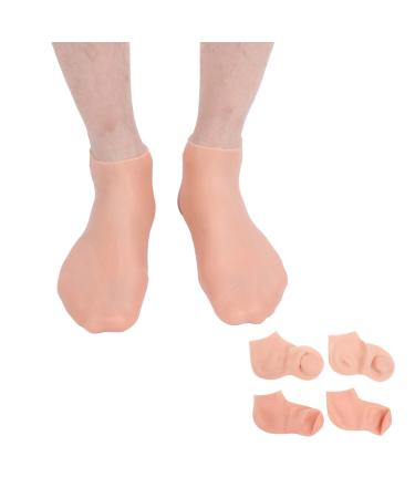 Gel socks with essential oils spa gel socks moisturizing foot care socks for dry hard cracked skin moisturizing daily and night care (s)