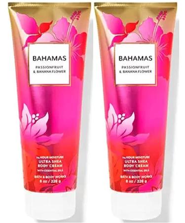 Bath and Body Works Bahamas Ultra Shea Body Cream 8oz - Passionfruit & Banana Flower | 2020 Edition - Buy Online on SooperMarket.com