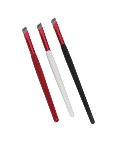 Angled Eyebrow Brush Set - 3 Professional Makeup Tools for Precise Brow Application - Shop Internationally - Buy Online on SooperMarket.com