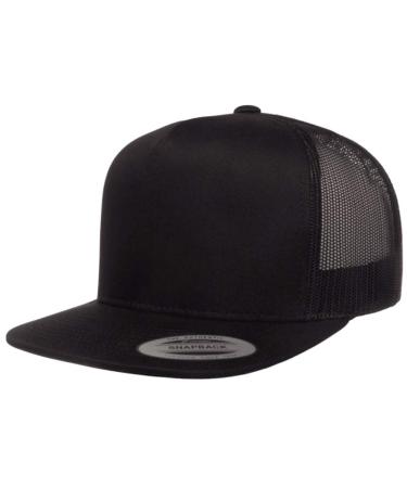 5 -Panel Classic Trucker Cap (6006) One Size Black