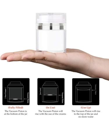 jumbans New Empty Airless Cosmetic Container - the Best Refillable Container for Creams Gels & Lotions - Buy Online on SooperMarket.com