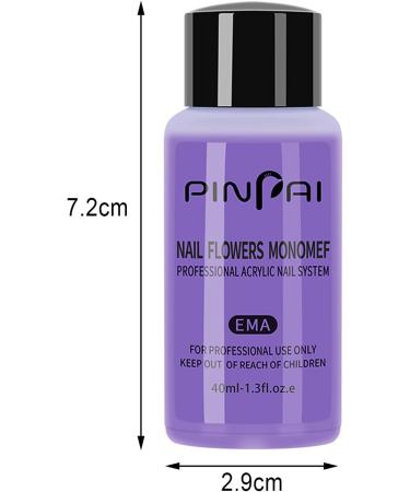Bluelans 40ml Professional Acrylic Nail Liquid Monomer for Nail Extension and Art - Buy Online on SooperMarket.com