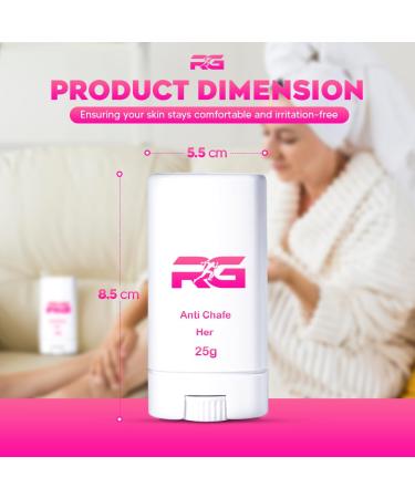 RG Her Anti-Chafe Balm (25g) - Soothing Relief for Active Women | International Shipping Available - Buy Online on SooperMarket.com