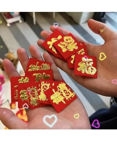 red Packets 25pcs Red Envelope Chinese New Year Hong Bao Lucky Red Packet Spring Festival Hong Bao Lucky New Year Red Envelopes Gifts red envelopes Chinese - Buy Online on SooperMarket.com