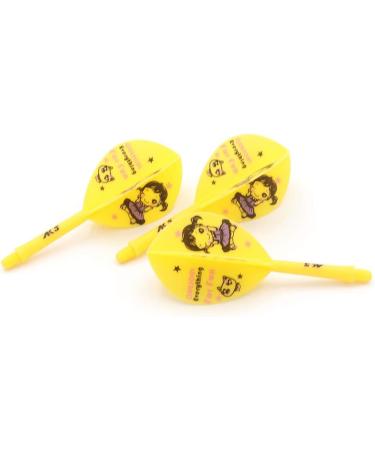 CUESOUL ROST Integrated Dart Shaft and Flights - Set of 3 pcs, Black Scorpion, Pear-Teardrop Shape - Buy Online on SooperMarket.com