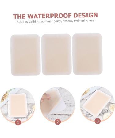 Gogogmee 3pcs Concealer Water Proof Tape Silicone Patches Scar Cover up Tape Tattoos Concealing Tape Gel Face 14X10X0.2CM Khaki - Buy Online on SooperMarket.com