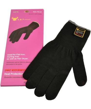 Buy G & F 1916 Heat Resistant Beauty Gloves - Perfect for Curling & Flat Iron - International Shipping Available - Buy Online on SooperMarket.com