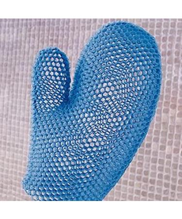 Supracor Spa Bath Mitt Body Exfoliator & Face Scrub Sponge - Blue | High-Quality Exfoliation Tool - Buy Online on SooperMarket.com