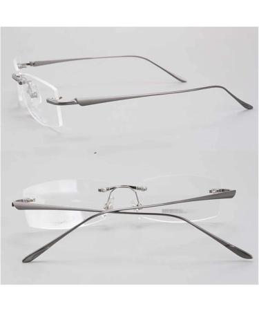 Ranara Replacement Glasses End Tips & Legs - Gray Metal Accessories for Men | Spare Bars for Borderless Glasses - Buy Online on SooperMarket.com