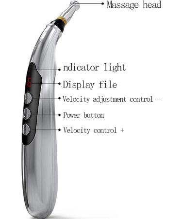 Acupuncture Pen USB Rechargeable Electronic Acupuncture Pen Therapy Instrument Meridian Energy Pen Massager Relief Pain Tools - Buy Online on SooperMarket.com