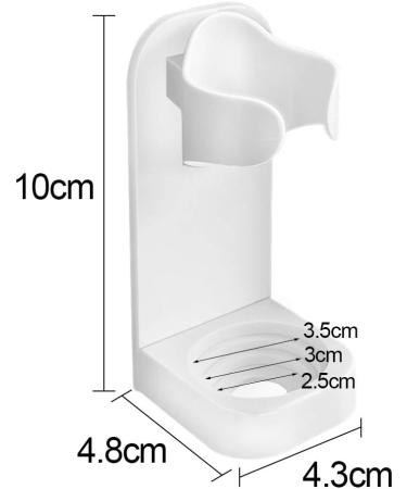 Chepl Electric Toothbrush Holder - 6-Piece Self-Adhesive Wall Bracket for Bathroom & Kitchen - No Drilling Needed - Buy Online on SooperMarket.com