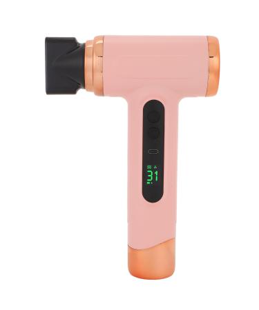 Cordless Ionic Hair Dryer 200W Rechargeable Portable Hair Dryer with Airflow Multiplier Technology Rotating Nozzle Multi Modes for Home School Travel