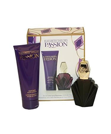 Elizabeth Taylor 2 Piece Passion Fragrance Gift Set for Women