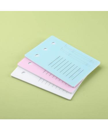 Acrylic Eyelash Extension Palette - Grafting Organizer Pad & Lash Tray for False Eyelashes | Glue & Tweezers Holder (White L - Buy Online on SooperMarket.com