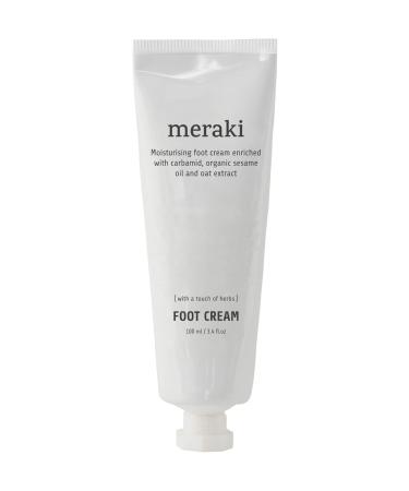 Meraki Foot Cream with Carbamide & Bio-Sesame Oil | Moisturizing & Soothing Care | 100 ml Scandinavian Design - Buy Online on SooperMarket.com