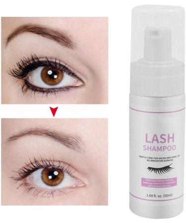 50ml Eyelash Cleaner: Gentle Lather for Removing Oil & Make-up Residues - Ideal for Extensions & Grooming - Buy Online on SooperMarket.com