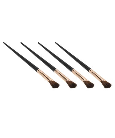 10pcs Nose Shadow Brush Set - Soft Sickle Shaped Brushes for Precision Makeup Application - Buy Online on SooperMarket.com