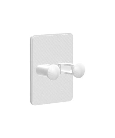 Teksome glue hooks-self-adhesive razor hooks with a large load |Multi -purpose reusable adhesive hooks for keys bathroom shower towels white