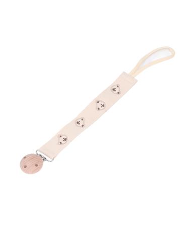 Pacifier Holder Leash Soft Pacifier Clip Metal Buckle with Beautiful Pattern for Toddlers (Carrying)