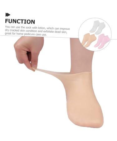FOMIYES 6 Pairs Moisturizing Socks Hydrating Socks Moisturizing Lotion Feet Lotion Non Socks Aloe Socks Moisturizing Gel Socks Foot Care for Dry Cracked Feet Spa Socks for Women Foot Mask - Buy Online on SooperMarket.com