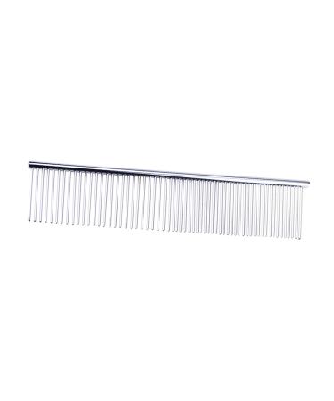 F Fityle dog comb cat comb long hair short hair stainless steel practical cat nursing comb pet filming tool for cats kitten small m