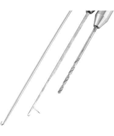 Alomejor 3Pcs Set Aluminum Alloy Bait Needle Fish Drill Rig Kit - Perfect Rigging Tool for Anglers - Buy Online on SooperMarket.com
