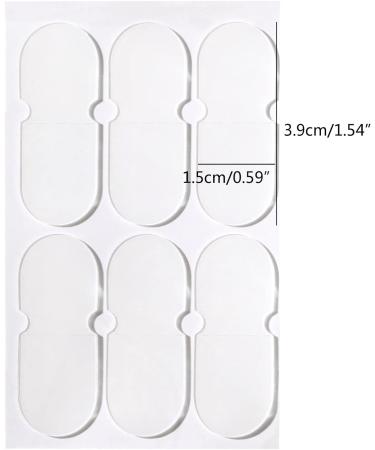 Invisible Elf Ear Support Stickers - Set of 10 | V-Face Makeup Patches for Easy Ear Lobe Correction - Buy Online on SooperMarket.com
