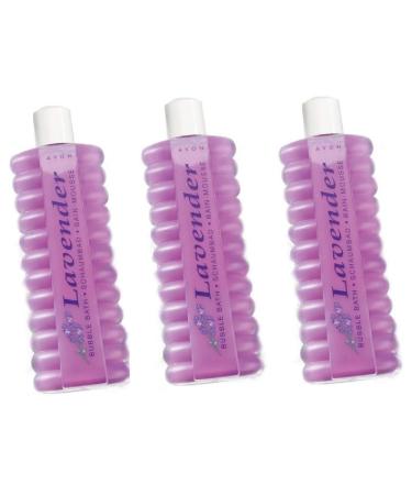 3 x Avon Bubble Bath 500ml Lavender Lavender 500 ml (Pack of 3)