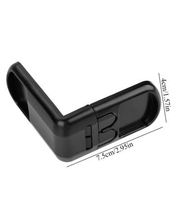 5Pcs Baby Safety Lock - Adhesive Cabinet Locks for Drawers & Cabinets | Child Proofing (Black) - Secure Your Home! - Buy Online on SooperMarket.com
