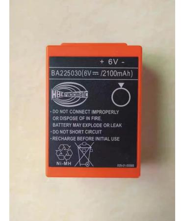 6V 2100mAh Ni-Mh BA225030 Rechargeable Battery for HBC Radiomatic | International Shipping Available - Buy Online on SooperMarket.com