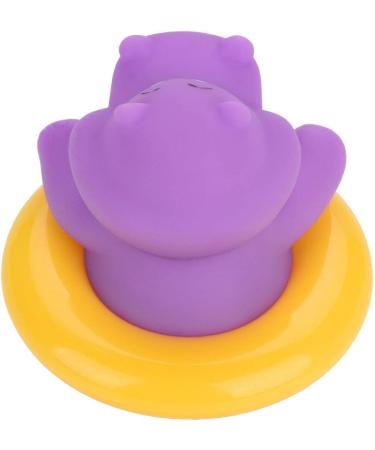 Water Temperature Compact Floatable Infant Bath Thermometer LED Display Baby Time Thermometer Bath Tub for Baby(Purple hippopotamus) - Buy Online on SooperMarket.com