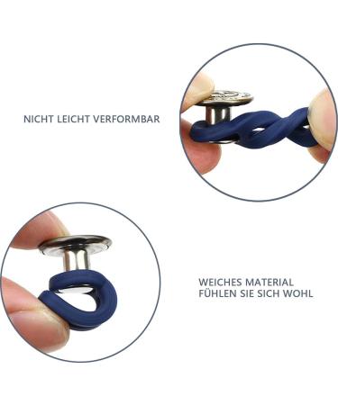 YANGWEN 12 Pcs Button Waist Extender for Jeans - Elastic Button Extension for Pants, Trousers - Adjustable Waistband Expander - Buy Online on SooperMarket.com