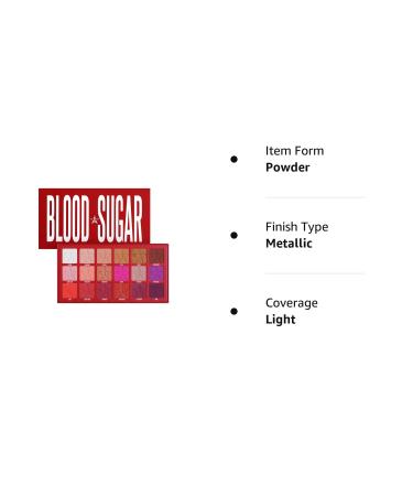 Jeffree Star Blood Sugar Palette Powder - Shop Now for Stunning Eye Looks - Buy Online on SooperMarket.com