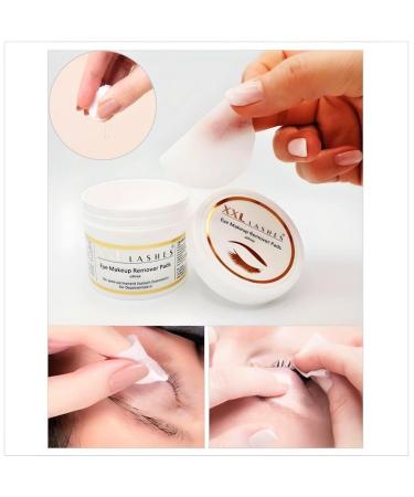 Buy XXL Lashes Protein Remover Pads - Lint-Free Pre-Moistened Makeup Remover for Eyelash & Brow Extensions (75 pcs) - International Shipping Available - Buy Online on SooperMarket.com
