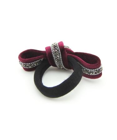 Buy Meilliwish Elegant Retro Hair Ties for Women & Girls - Beautiful Wine Red B115 | International Shipping - Buy Online on SooperMarket.com