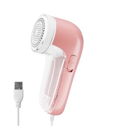 Electric lint remover Wasaga fabric razor for clothing sweater bobble remover antipilling razor coat hair bale cutter for clothing fast and effective distance (pink)