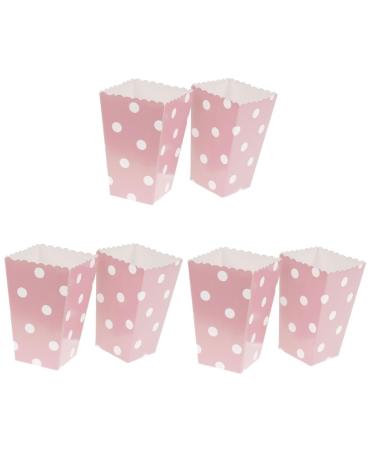 HOMSFOU 36 Pcs Boxes Popcorn Party Bags Popcorn Favor Boxes Popcorn Containers for Party Paper Boxes Party Popcorn Boxes Party Favor Boxes Paper Treat Boxes As Shownx3pcs mediumx3pcs