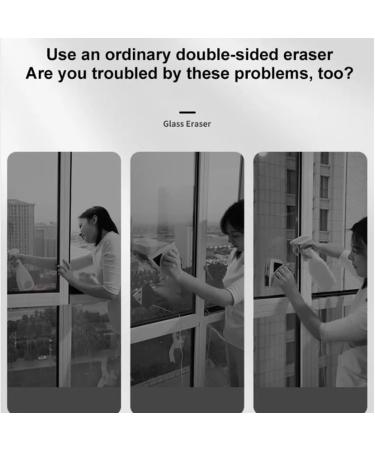 Tassety Magnetic Window Cleaning Water Discharge Double-Layer Wiper Household Special Window Cleaner for Home 20-30mm - Buy Online on SooperMarket.com