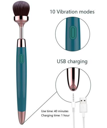 LAXED 1 Piece 10 Speeds Rechargeable Eyeshadow Brush Beauty Makeup Tools for Blending Contouring Highlight - Buy Online on SooperMarket.com