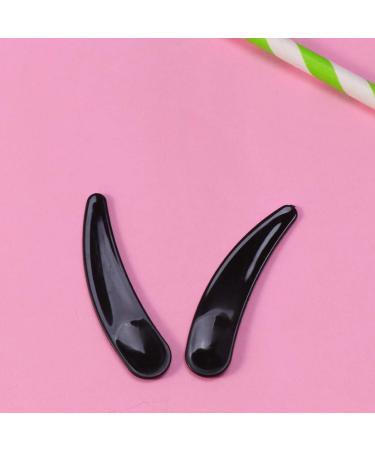 FRCOLOR 100Pcs Mini Disposable Makeup Spatulas - Facial Cream Spoon Cosmetic Plastic Scoops (Black) - Buy Online on SooperMarket.com