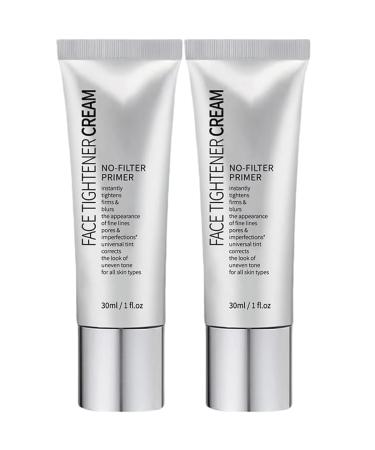 Face Tightener No-Filter Primer Instant Face Tightener No-Filter Primer No Filter Primer Face Tightener Mattifying Primer with Shine Control for All Skin Types (2pcs)