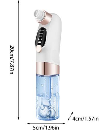 Visiblurry Electric Black Head Remover - Electric Extractor Tool Adjustable Rechargeable Remover with 6 Suction for Skincare for Women and Men - Buy Online on SooperMarket.com