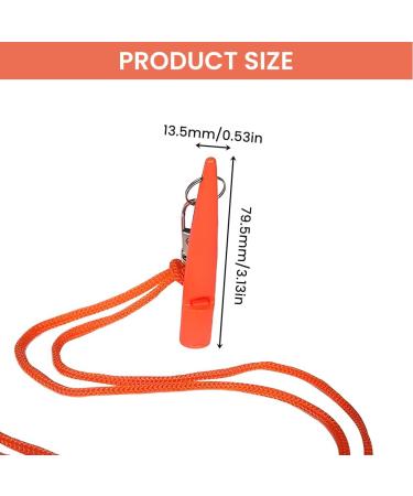 Vigorola 2 pcs Dog Whistle with Lanyard ABS Plastic Dog Training Whistles for for Recall and Pets Training(Orange + Light Green) - Buy Online on SooperMarket.com