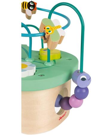 Janod Caterpillar and Co Looping - Wooden Early Learning Toy for 12 Months - Educational Fine Motor Skills Game - International Shipping Available - Buy Online on SooperMarket.com