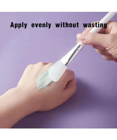 ASYKNM Set of 2 Silicone Mask Brushes for Face Masks Eye Masks Serums Cleaning Masks & DIY Skin Care - Face Mask Applicator - Buy Online on SooperMarket.com